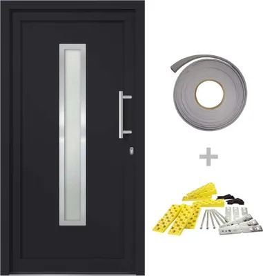 Immagine prodotto di Porte d'ingresso vidaXL antracite 98x190 cm