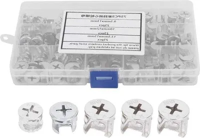 Obrázek produktu pro Spojovací prvky pro nábytek – matice s výstupky, 95 x 13 mm, vložka do zásuvky