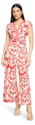 Immagine prodotto di Tuta da donna Vera Mont, modello 6774/4123, colore rosso/beige, taglia 36