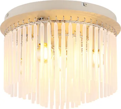Produktbild von Deckenleuchte, beige, Glasstäbe satiniert, D 32 cm