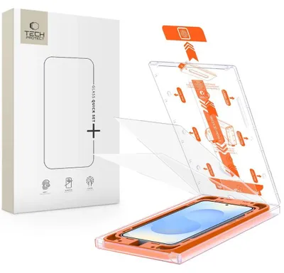 Zdjęcie produktu dla Szkło Hartowane Tech-Protect Quick Set+ Na Samsung Galaxy S25+ - Przezroczyste