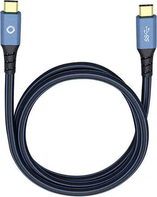 Produktbild von OEHLBACH D1C9353, 3 m, USB C, USB C, USB4 Gen 2x2, 20 Gbit/s, Blau