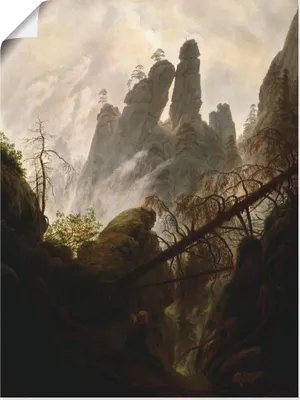 Produktbild von ARTland Poster Felsenschlucht, 1822/23 Größe: 60x80 cm