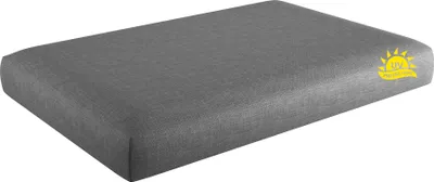 Produktbild von sunnypillow Palettenkissen mit abnehmbarem Bezug UV - beständig Sitzkissen 120x80x15 cm Grau