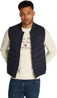 Produktbild von Tommy Hilfiger Herren Weste Mix Quilt Wasserabweisend, Blau (Desert Sky), XXXL