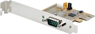 Produktbild von StarTech.com PCIe Schnittstellenkarte RS232 DB9 1-Port 16C1050 UART