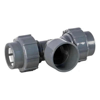 Produktbild von FlexFit T-Stück 90° Klemm - Klebe d 50 x 63 x 50