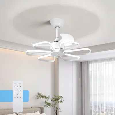 Obrázok produktu pre Stropný ventilátor s osvetlením a diaľkovým ovládaním, priemer 50 cm