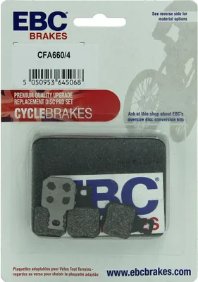 Immagine prodotto di CFA660/4 - Pastiglie per freni da bicicletta (organiche) EBC Brakes