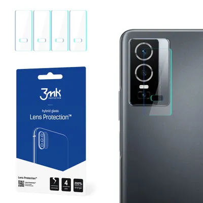 Produktbild von 3mk Hybridglas Lens Protection für Vivo Y76 5G Kamera Objektiv Kameralinse 0,16mm 6H (4 Stück)