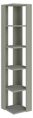 Image de Bibliothèque en bois « Nati » - 32 x 32 x 161 cm - Vert