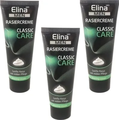 Produktbild von 3x75 ml Rasiercreme Elina classic