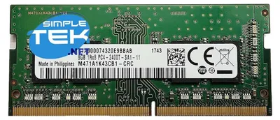 Produktbild von Samsung RAM-Modul - 8 GB (1 x 8GB) - DDR4-2400/PC4-19200 DDR4 SDRAM - 2400 MHz - CL17 - 1,20 V - Nicht-ECC - Ungepuffert - 260-Pin - SoDIMM
