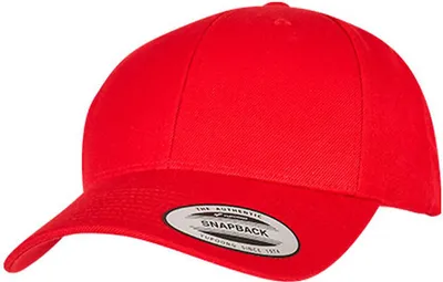 Produktbild von Flexfit Classic Snapback Kappe Rot  Mann Rot One Size