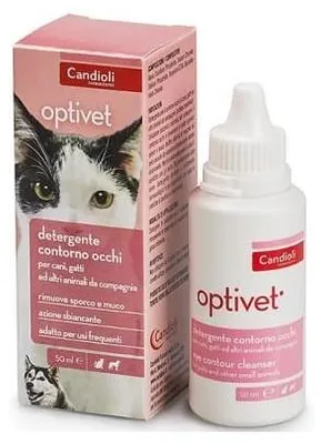 Produktbild von OPTIVET Augenspülung für Hunde und Katzen, Flasche 50 ml