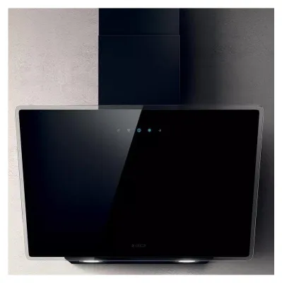 Image de Hotte décorative inclinée 60cm 613m3/h noir - Elica - PRF0119819 -