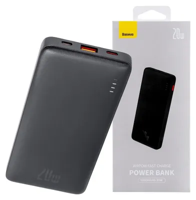 Immagine prodotto di Banca di energia Baseus Airpow 10000Mah 20W (Czarny)