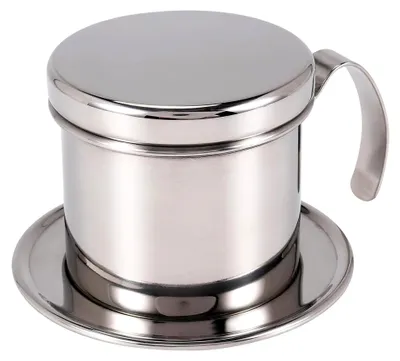 Produktbild von Vietnamesischer Kaffeefilter für eine Tasse - Wiederverwendbarer Edelstahl-Kaffeebereiter für Zuhause und Büro