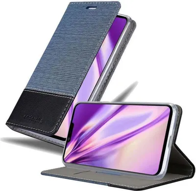 Produktbild von Cadorabo Hülle für LG G8 Schutzhülle in Blau Handy Hülle Etui Book Case Cover
