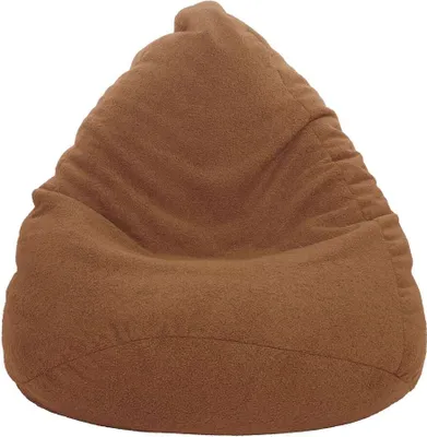 Produktbild von Sitzsack 100x75 Lammfell hellbraun
