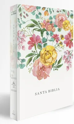 Produktbild von Biblia Reina Valera 1960 Tamaño Manual, Tapa Dura, Flores Rosadas / Spanish Bible Rvr 1960 Handy Size, Lp, Hc, Pink Flowers