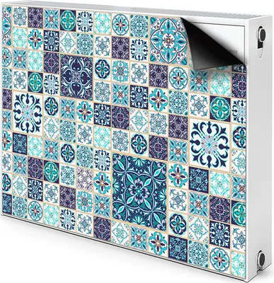 Produktbild von Magnet Heizkörper-Abdeckung Verkleidung Abdeckung Heizkörperabdeckung 90x60 cm  - Schön, patchwork