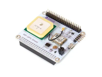 Produktbild von Whadda NEO-6M GPS-Shield für Raspberry Pi, u.fl-Anschluss, keramische Antenne,