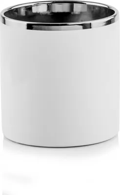 Image de Pot de fleurs en céramique pour petites fleurs blanc 8 cm