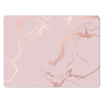 Produktbild von MuchoWow® Mauspad Mousepad Marmor - Roségold - Linie 40x30 cm - Mousepads - Maus Mat - Pad - Mausunterlage - Anti Rutsch