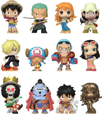 Zdjęcie produktu dla Zestaw 12 minifigurek One Piece Mystery Minis w opakowaniu PDQ (5 cm)