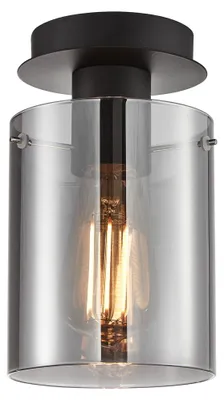Zdjęcie produktu dla Reflektor spot okrągły Sardo czarny 1xE27x40W szkło wym:22x13x13cm IP20 Italux