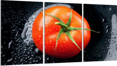 Immagine prodotto di Piastre copriforno 3 pezzi 30x52 Vetro copriforno in Vetroceramica, rosso pomodoro