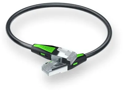 Produktbild von Zyxel ACCESSORY-ZZ0109F Netzwerkkabel Schwarz 0,18 m Cat6a