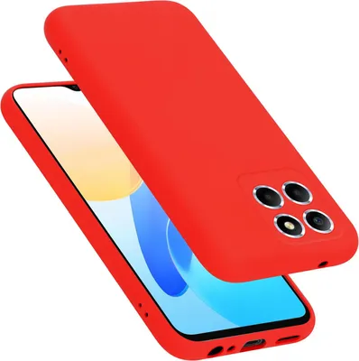 Obrázek produktu pro Cadorabo pouzdro pro Honor X8 5G kryt silikonový kryt mobilního telefonu pouzdro z tekutého silikonu, odolné proti poškrábání a nárazům ochranný kryt pro Honor X8 5G
