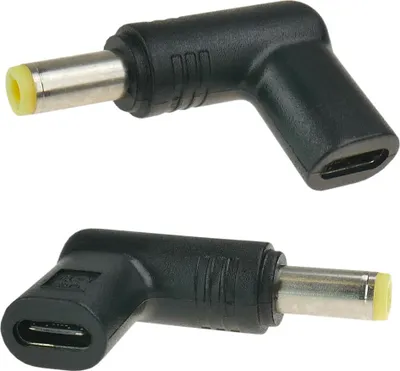 Image de Adaptateur POLION USB-C vers 5,5 x 2,5 mm pour ordinateurs portables