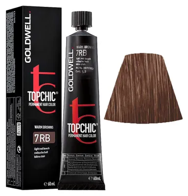 Image de 7RB Hêtre clair Goldwell Topchic Warm browns tb 60ml
