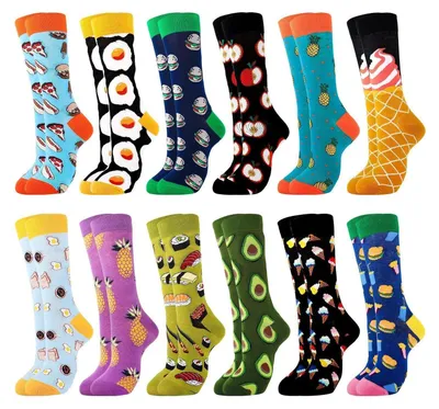 Immagine prodotto di Calzini da donna, cotone, 12 paia, colori assortiti, taglia 35-38