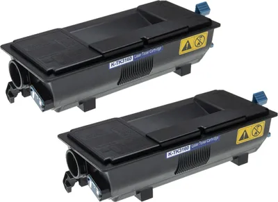 Produktbild von vhbw 2x Toner kompatibel mit Kyocera ECOSYS P 3045 dn, 3050 dn, 3055 dn, 3060 dn Drucker - Kompatible Tonerkartuschen + Resttonerbehälter, Schwarz