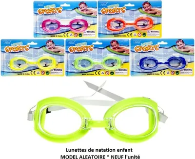 Immagine prodotto di 1 x occhialini da nuoto, 1 di 4 colori, larghezza circa 14 cm, bambini