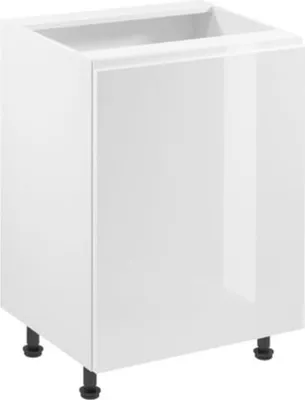 Produktbild von Basis-Unterschrank Standunterschrank Küchenschrank Mittelboden Hochglanz