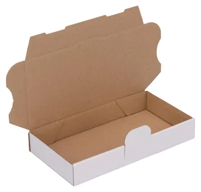 Produktbild von verpacking 300 Maxibriefkartons 180 x 100 x 30 mm Maxibrief MB-0 Weiß Versand Post Faltschachtel (Innenmaß 176 x 96 x 27 mm) Versandschachtel Büchersendung