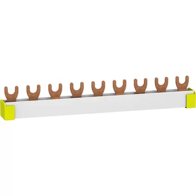 Obrázek produktu pro Vidlice s fázovou lištou 3-pólová 9MOD. 63A - Fázová prípojnice 3-p 10mm² 166mm R9XFH309