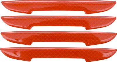 Immagine prodotto di Compass 34313 - Protezione porta autoadesiva DELTA rosso 4 pz