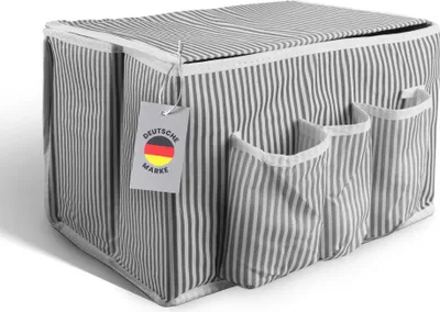Image de Boîte de rangement pliable 35cm x 22cm x 22cm