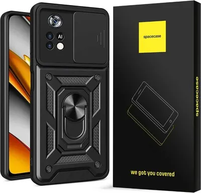 Immagine prodotto di Custodia SPACECASE Camring per Poco M4 Pro 4G Nero