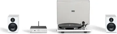 Produktbild von Pro-Ject Stereo Set E Phono, Silber, Weiß, 80 W, 2-Wege, 4 Ohm, 89 - 20000 Hz, AC