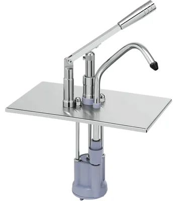 1/4 GN Deckel mit Pumpdispenser, 5 L, Edelstahl