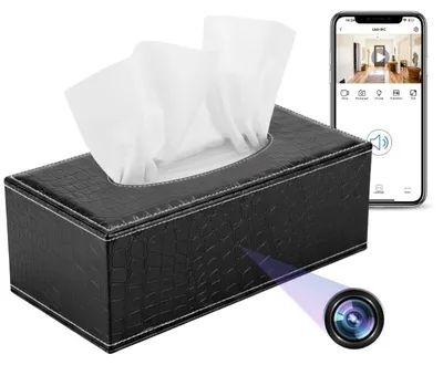 Zdjęcie produktu dla Mała kamera iUni IP73, Uchwyt na Serwetki, Wi-Fi, Full HD, Gniazdo na Kartę microSD, Podgląd na żywo w telefonie