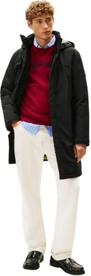 Produktbild von Tommy Hilfiger Herren Mantel Tech Padded Parka mit Kapuze, Schwarz (Black), XXL