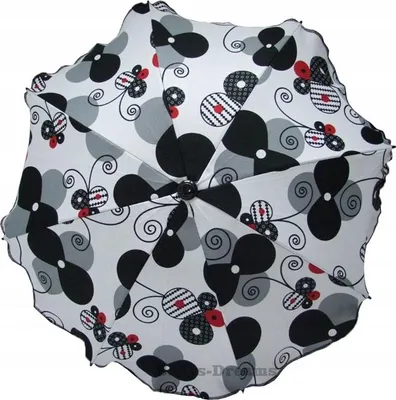 Image de Ombrelle universelle pour poussette, motif soleil et pluie
